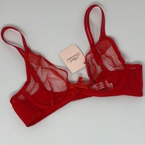 Agent Provocateur Casper Red Bra 32B NWT